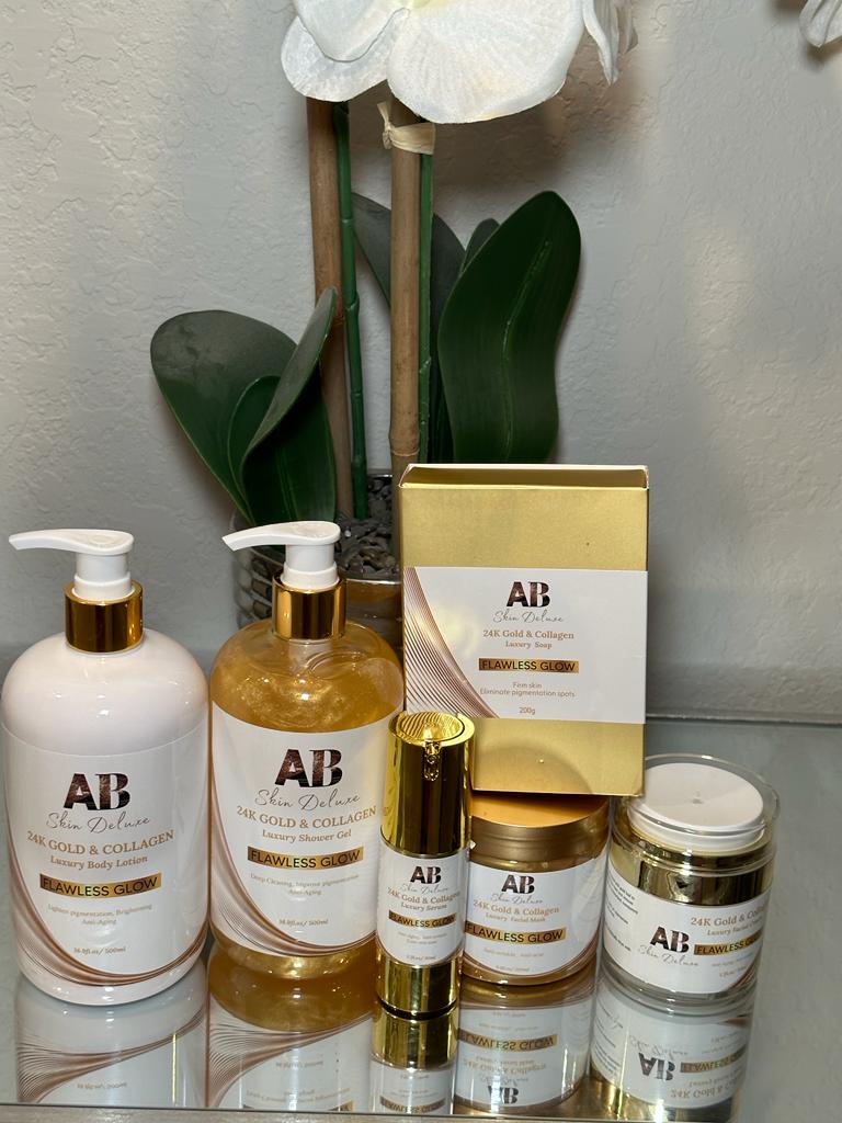 Flawless 24K Gold brightening Set