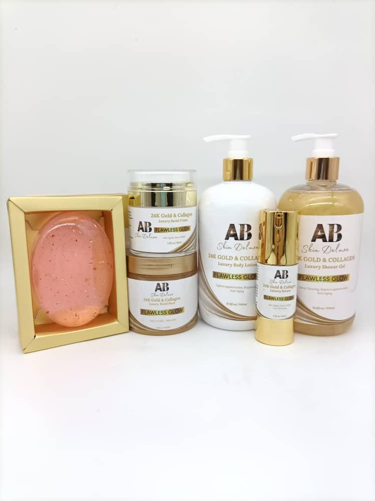 Flawless 24K Gold brightening Set